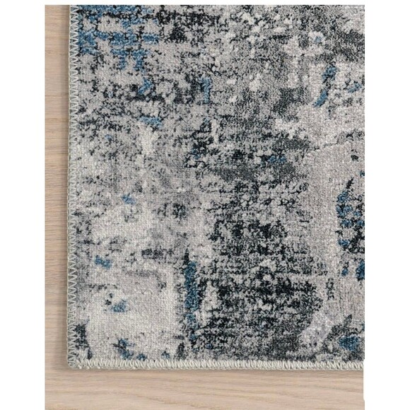 Runner Rug  by nuLOOM Dali Abstract Machine Washable 2'6" x 8’ NEW (B4) - Picture 7 of 7